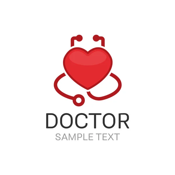 Vector doctor logo. — Vector de stock