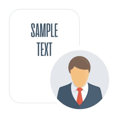 Diyalog bulutlu Avatar.