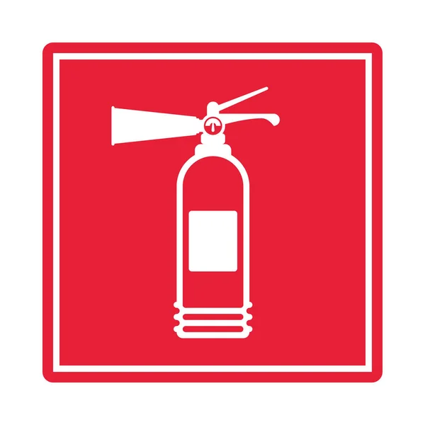 Icono extintor de incendios. — Vector de stock