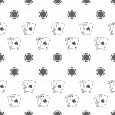 Kumar fişleri sorunsuz arka plan.