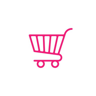 Alışveriş arabası simgesi.