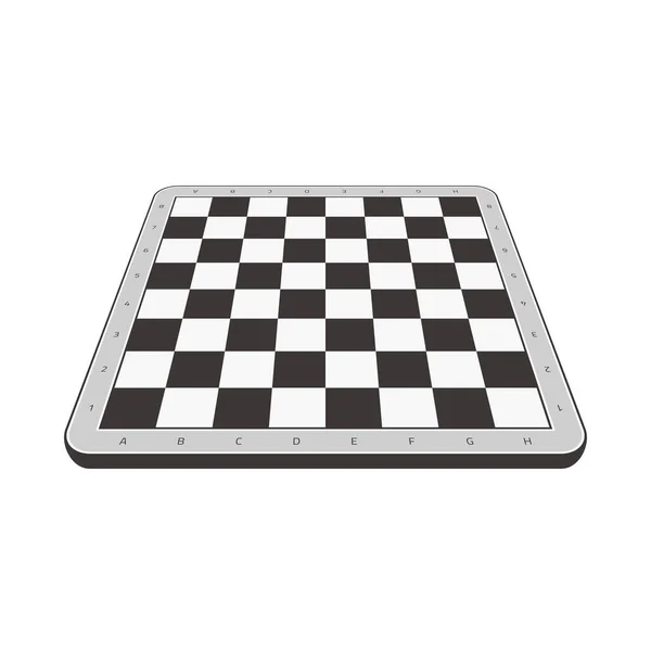 Trä schackbräde. — Stock vektor