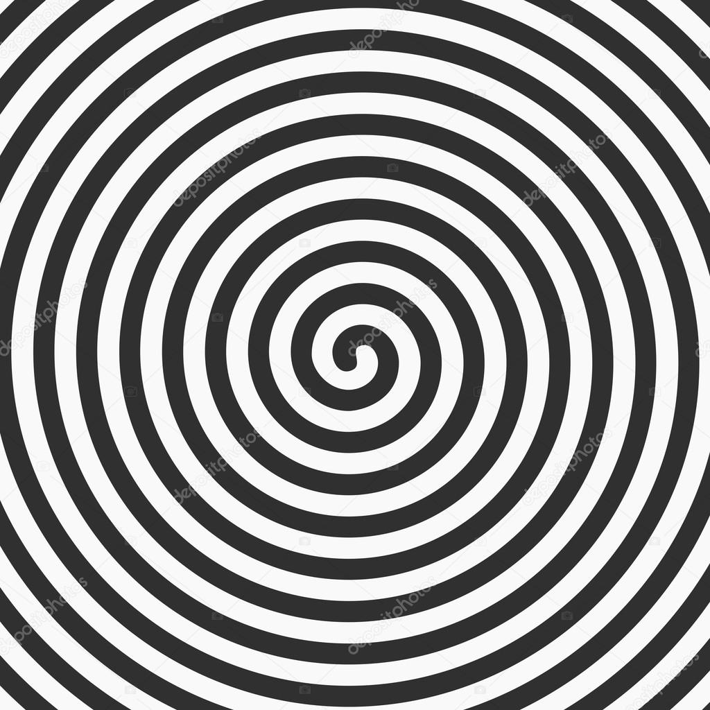 Background black spiral.
