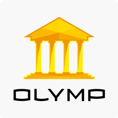 Olympus logo template. clipart