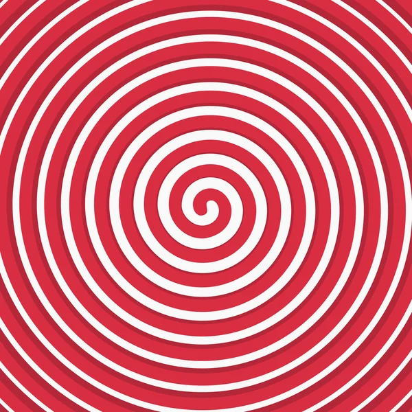 Fondo Espiral roja . — Vector de stock