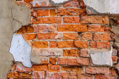Eski tuğla duvar