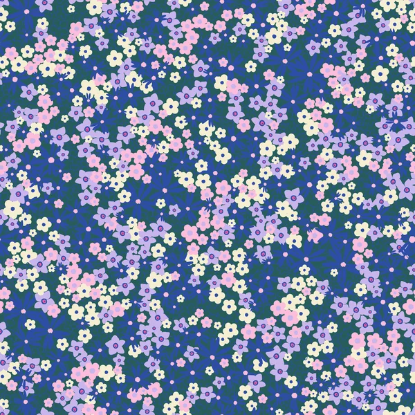 Διάνυσμα άνευ ραφής χαριτωμένο αφελής απαλή ρομαντικό λουλούδι μοτίβο ditsy — Διανυσματικό Αρχείο