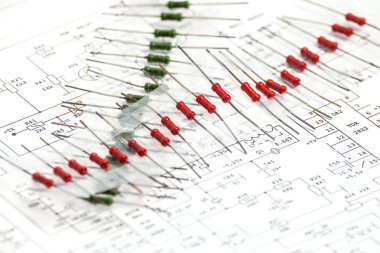 Paket devre şemasında Rezistanslar