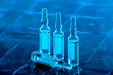 İlaç mavisi arkaplan