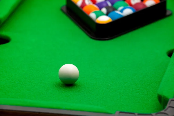 Tiny billiards game toy — Stock Photo, Image