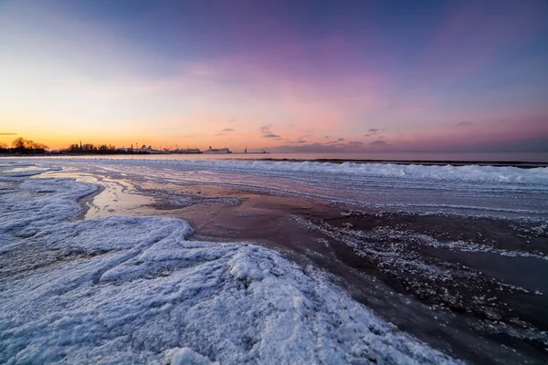 Inverno mar baltico — Fotografia de Stock