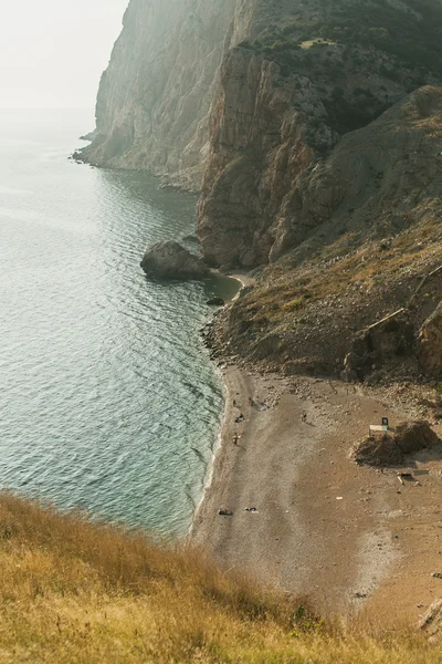 Hermoso paisaje en la Crimea. Cabo Fiolent — Foto de Stock