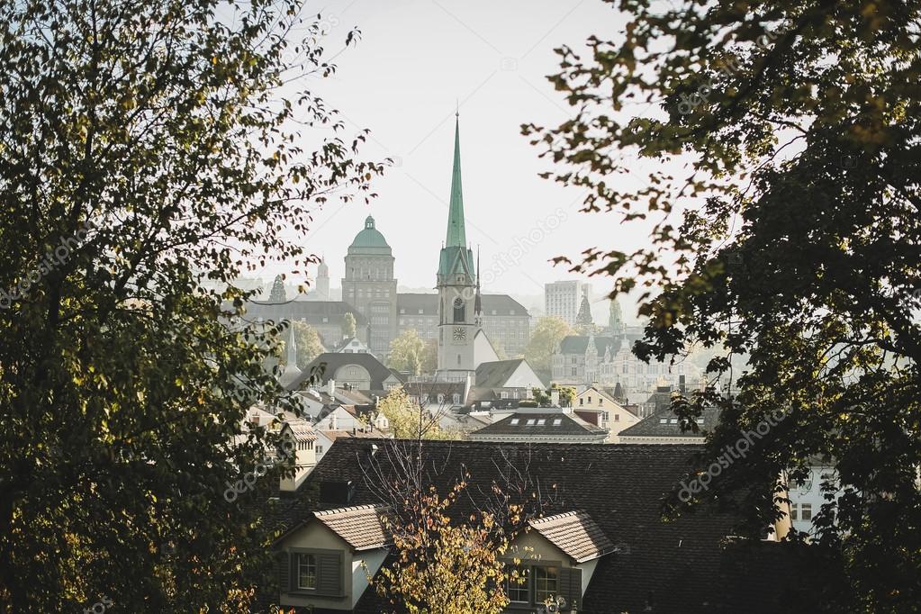 streets and beautiful places in Zurich