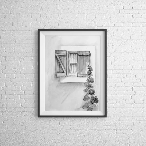 Hand Drawn Picture Wall — Stock Photo, Image