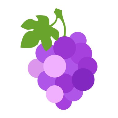 Üzüm çizgi filmi tabelası. Vektör sanatı illüstrasyonu.