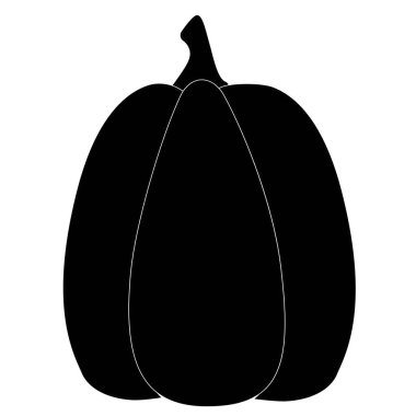 Balkabağının Düz Vektör İllüstrasyonu