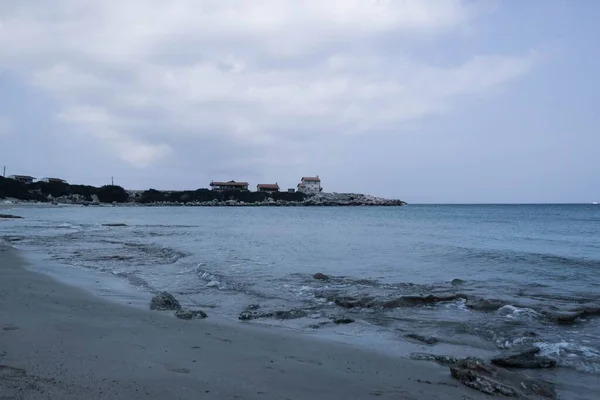 Bela Costa Marítima Chipre Paisagem Verão — Fotografia de Stock