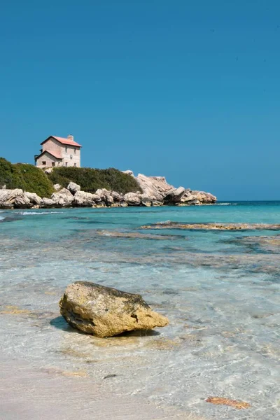 Hermosa Costa Del Mar Chipre Paisaje Verano — Foto de Stock