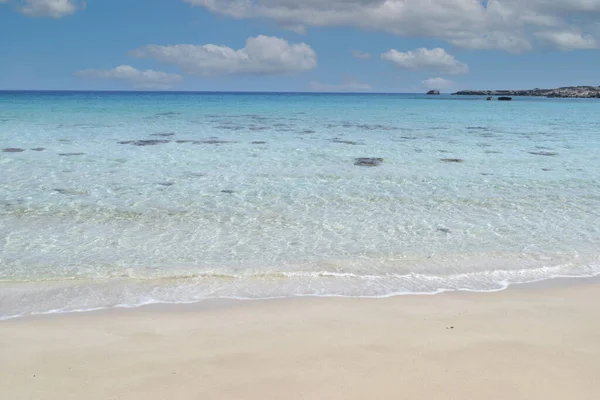 Hermosa Costa Del Mar Chipre Paisaje Verano — Foto de Stock