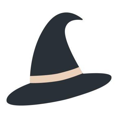 witch hat halloween isolated icon