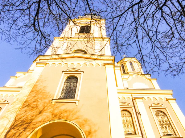 Church under the tree in Bosnia — Stock Photo, Image