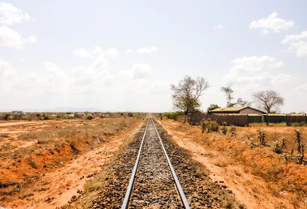 Ferrovia senza fine da Mombasa a Nairobi Foto Stock Royalty Free