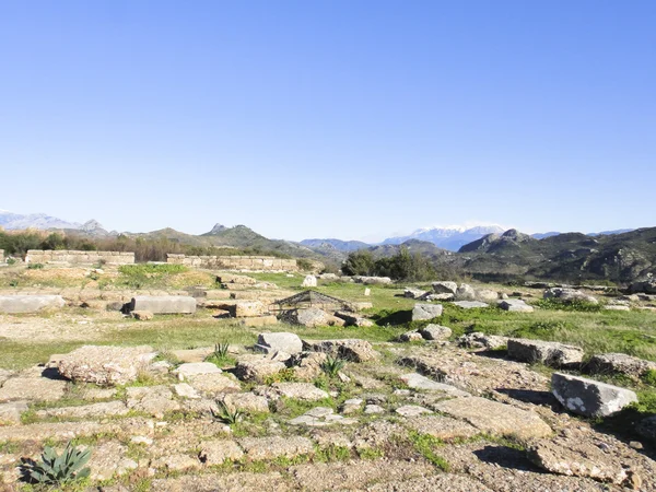 Ruinen von Aspendos in der Türkei — Stockfoto