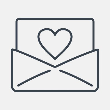 Simge aşk mektubu. Sevgililer Günü kutlamaları. Satır biçiminde simgeler. Parmak izleri, posterler, logo, parti dekorasyonu, tebrik kartı vs..