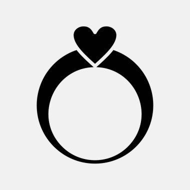 Simge halkası. Sevgililer Günü kutlamaları. Semboller kabartma şeklinde. Parmak izleri, posterler, logo, parti dekorasyonu, tebrik kartı vs..