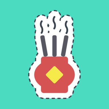 Çıkartma çizgisi sansürleyiciyi kesti. Çin Yeni Yıl kutlamaları. Parmak izleri, posterler, logo, parti dekorasyonu, tebrik kartı vs..