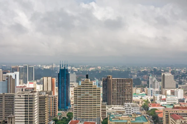 Vista superior del distrito central de negocios de Nairobi. Kenia . Fotos De Stock Sin Royalties Gratis