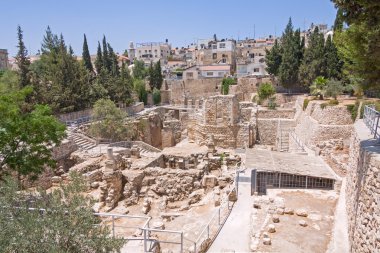 Antik Bethesda Havuzu şehir, Kudüs'ün eski kalıntıları