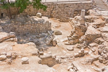 Antik Bethesda Havuzu şehir, Kudüs'ün eski kalıntıları