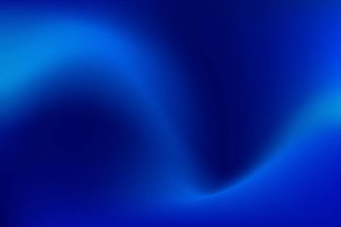 Koyu mavi eğimli akış arkaplanı. Kraliyet mavisi pürüzsüz zarif ağ arkaplanı. Vektör minimum ağ dalgası. Nazik arkaplan. Pankart, web sitesi ve sunumlar için ince, dalgalı bir şekil. Vektör