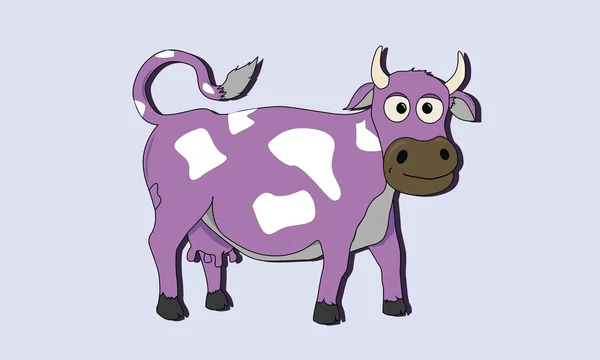 Мультяшна корова Векторні ілюстрації — стоковий вектор