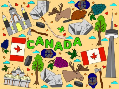 Kanada vektör çizim