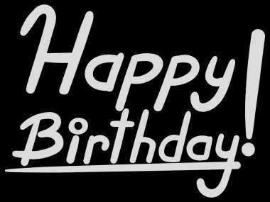 Mutlu yıllar harf vektörü