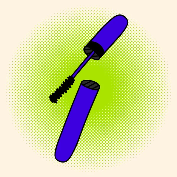 Mascara Pop art vektor — Stock vektor