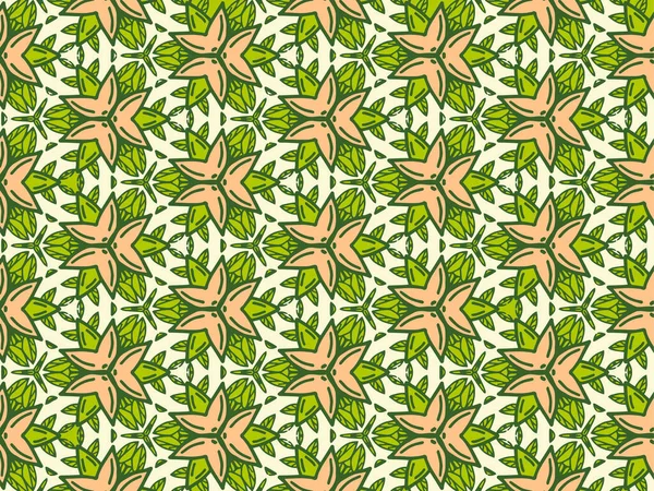 Geometrisk bakgrund från blommor färg. Enhetligt mönster. — Stockfoto