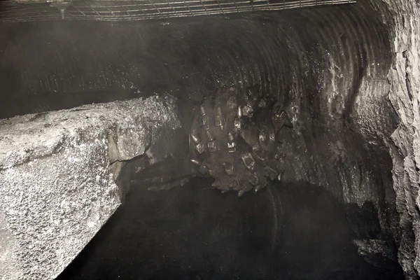 Mina de carbón moderna subterránea — Foto de Stock