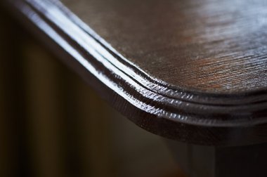 Vernikli ahşap köşe mutfak tezgahı 