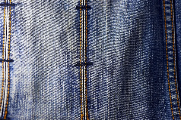 Jeans denim bleu texture, fond — Photo