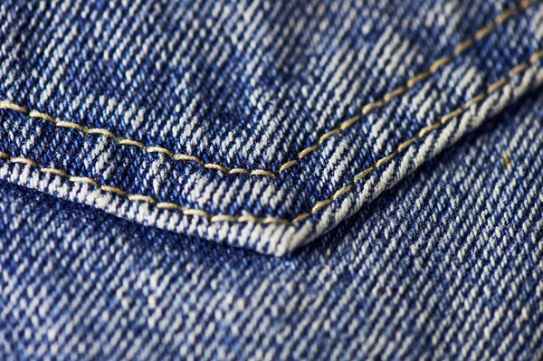 Jeans denim bleu texture, fond — Photo