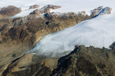 Buzul ve dağ Grönland