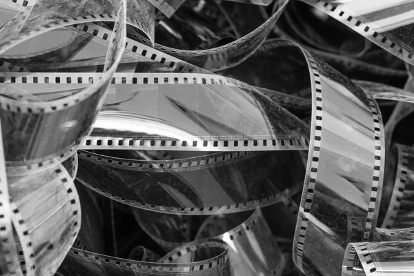 Tangled pile of photographic film — Stock Photo, Image