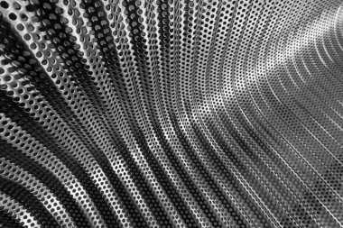 Soyut metalik doku gümüş Metal III