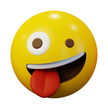 3D emoticon aptal yüz emojisi veya sarı top emoticon yaratıcı kullanıcı arayüzü web tasarımı sembolü