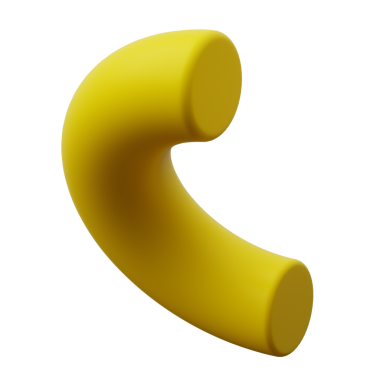 3d Yarı Torus veya Yarı Halka Sarı renk, 3 boyutlu geometri şekil ögesinin soyut gerçekçi canlandırması