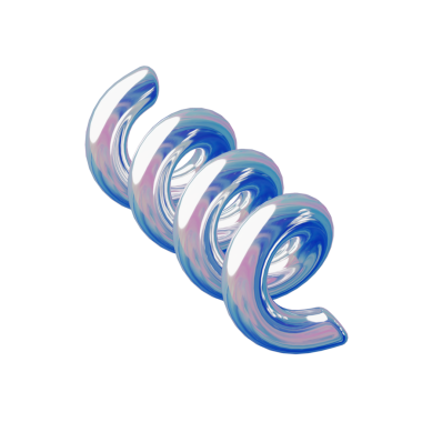 3d Geometri Şeklini Ayarla Sarmal Yanardöner Soyut Metalik Renk, gerçekçi biçimlendirme element tasarımı