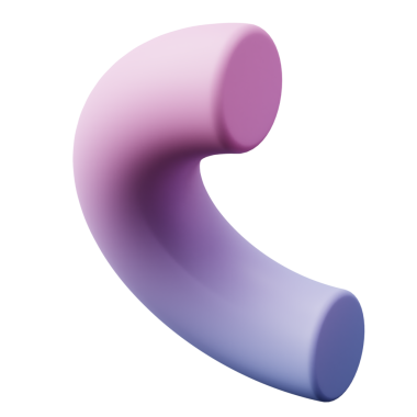 3d yarım torus veya halka pembe mavi Gradyan rengi, 3d geometri şekil nesnesinin gerçekçi canlandırması